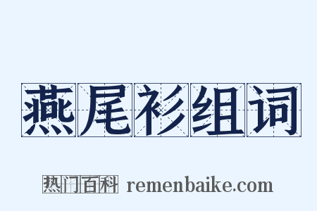 燕尾衫组词是什么意思的图片